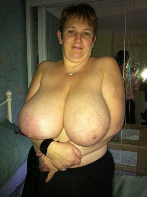 Mature large breasts