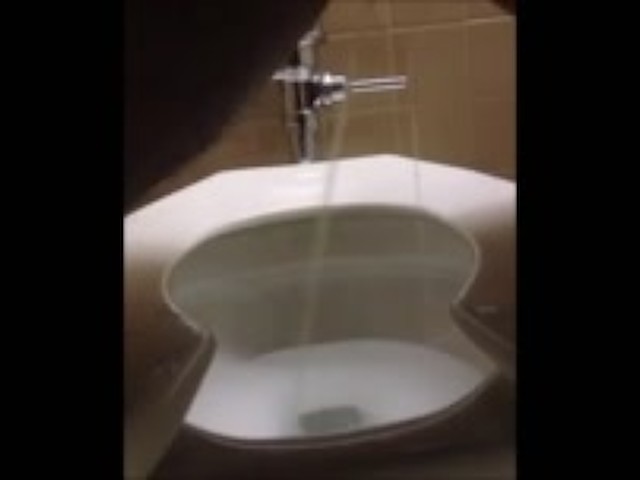 School toilet overflo with piss