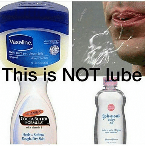 Lady reccomend lube masturbation