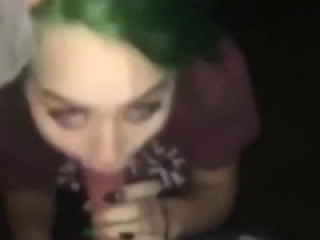 Favourite female green goblin sucking