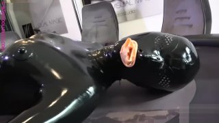 Dollface reccomend condom catsuit doll blowjob and