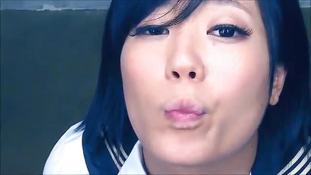 Manager reccomend lips schoolgirl sucks closeup