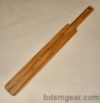 The E. Q. reccomend Wooden paddle bdsm