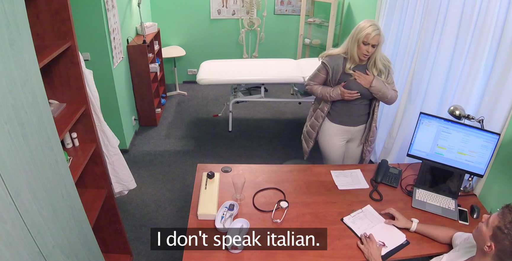 Brownie reccomend fake hospital italian